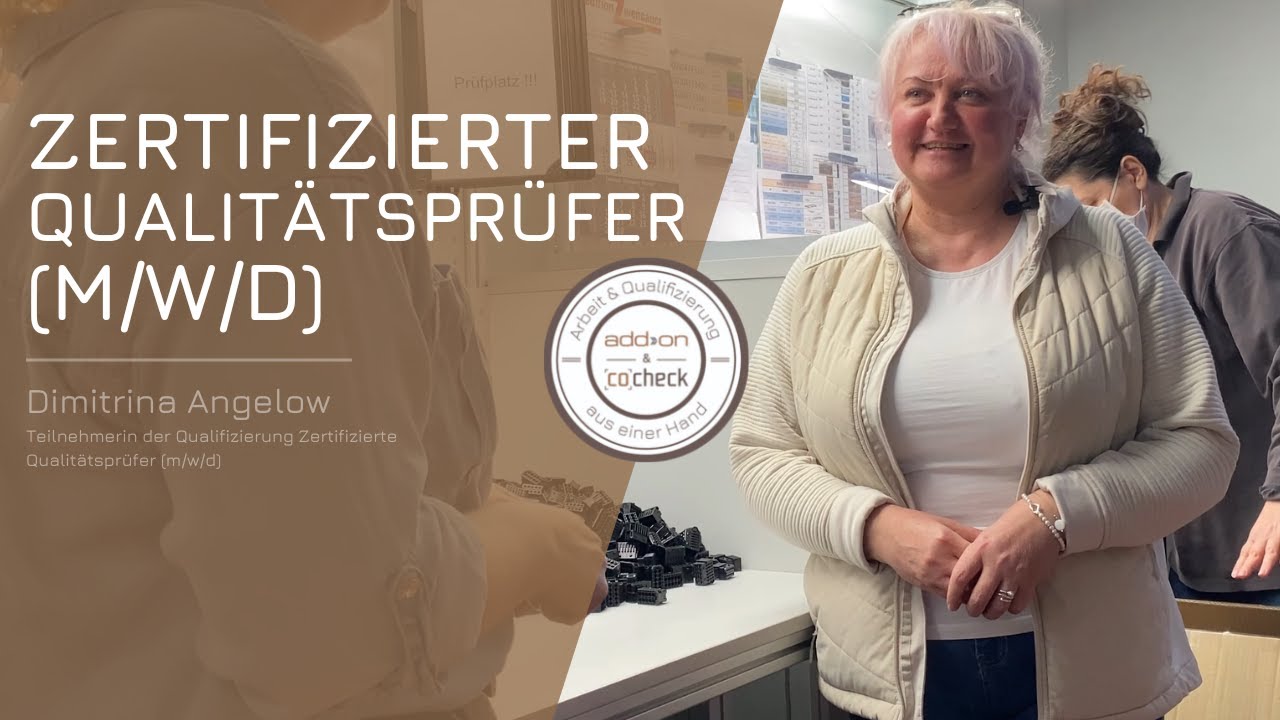 Dimitrina Angelow | Teilnehmerin der Bildungsmaßnahme "Zertifizierter Qualitätsprüfer (m/w/d)"
